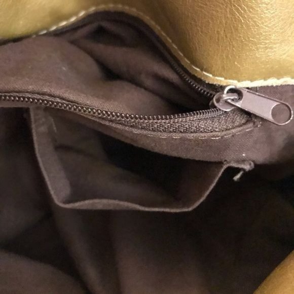 Helen Welsh Vintage Retro Green Leather Shoulder Baguette Purse Bag - Picture 12 of 16